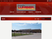 Tablet Screenshot of carsoncitylumber.com